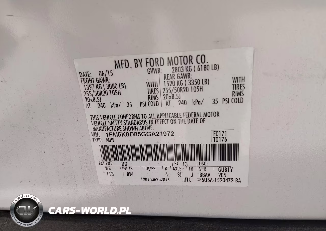 2016 Ford Explorer Xlt VIN:1FM5K8D85GGA21972 - 9