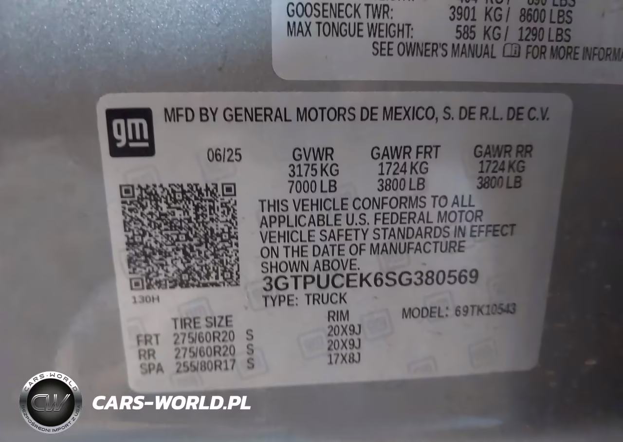 2025 GMC Sierra 1500 VIN:3GTPUCEK6SG380569 - 9