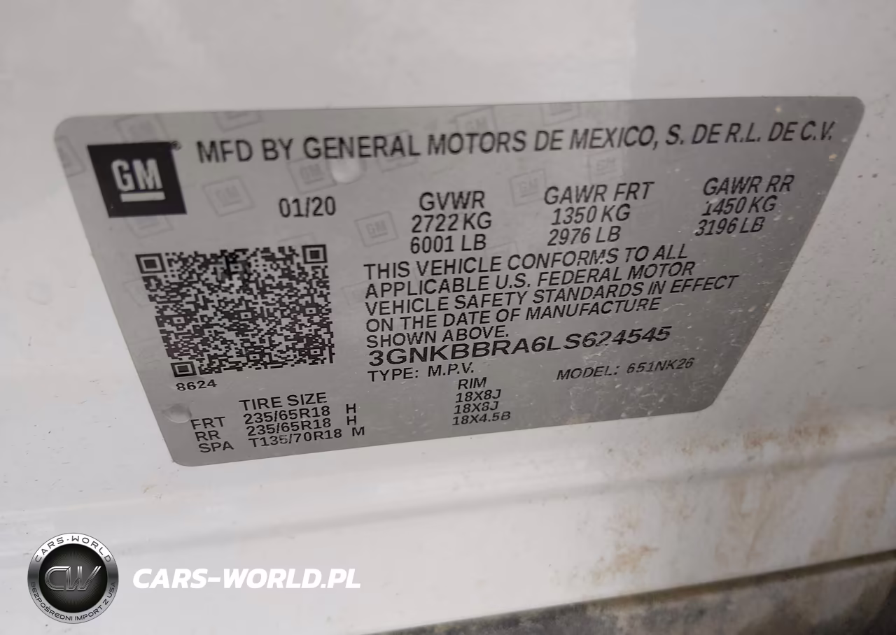 2020 Chevrolet Blazer Fwd 1Lt VIN:3GNKBBRA6LS624545 - 9