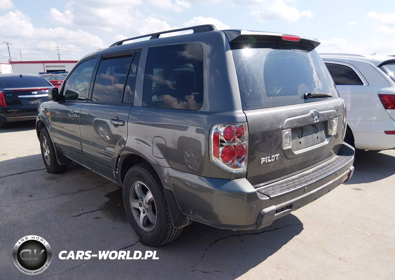 2007 Honda Pilot Ex-L VIN:5FNYF286X7B001190 - 3