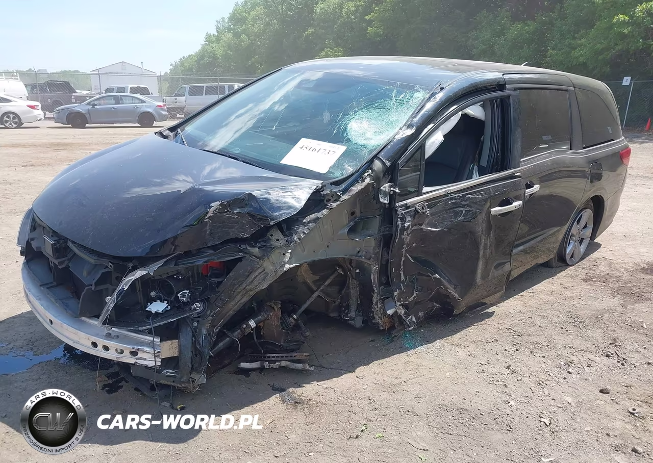 2018 Honda Odyssey Ex-L VIN:5FNRL6H7XJB090022 - 2