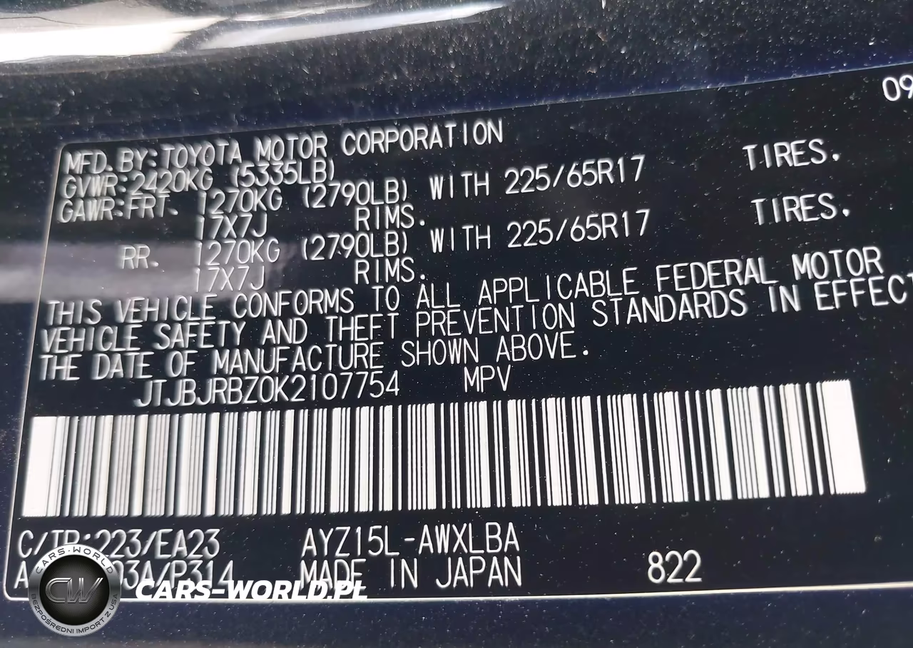 2019 Lexus Nx 300H VIN:JTJBJRBZ0K2107754 - 9