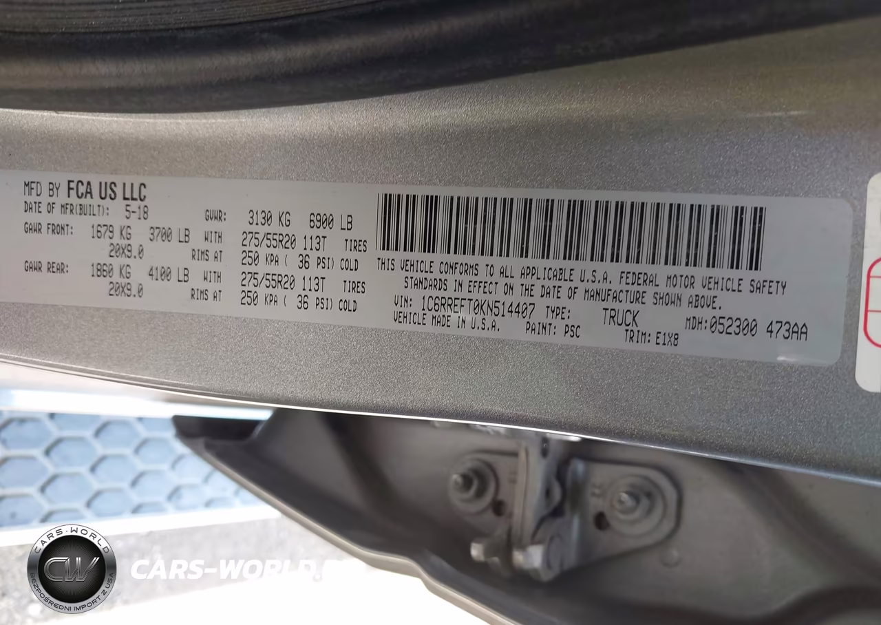 2019 Ram 1500 Big Horn-Lone Star 4X2 5'7 Box VIN:1C6RREFT0KN514407 - 9