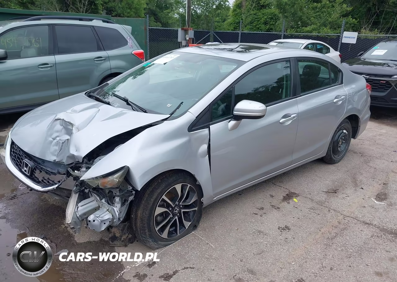 2014 Honda Civic Ex VIN:2HGFB2F80EH537369 - 2