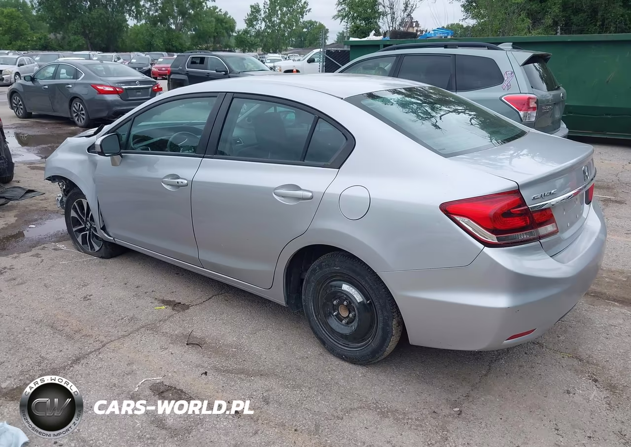 2014 Honda Civic Ex VIN:2HGFB2F80EH537369 - 3