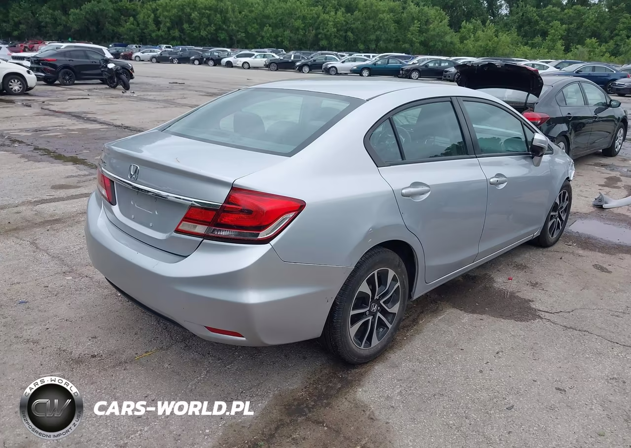 2014 Honda Civic Ex VIN:2HGFB2F80EH537369 - 4
