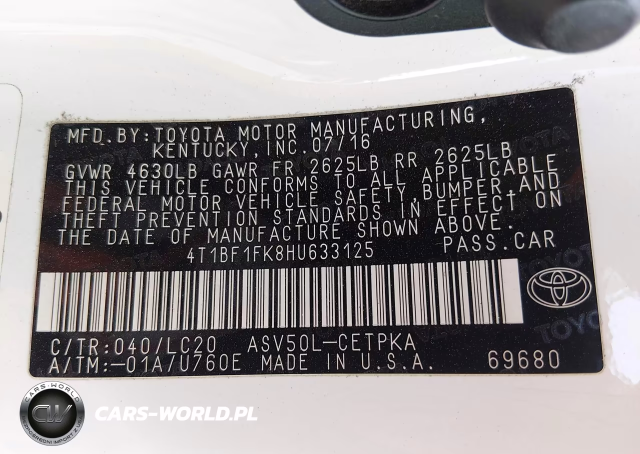 2017 Toyota Camry Xse VIN:4T1BF1FK8HU633125 - 9