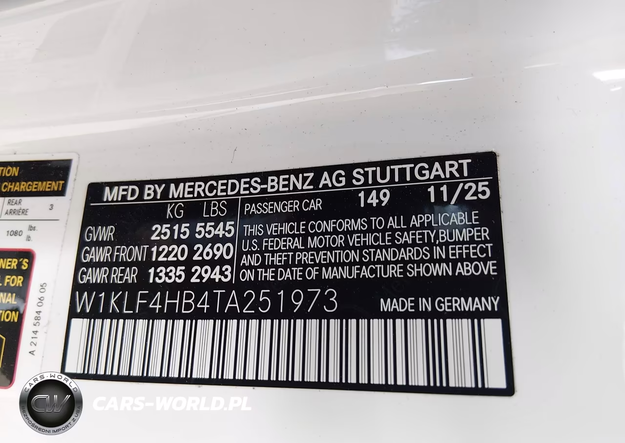 2026 Mercedes-Benz E 350 VIN:W1KLF4HB4TA251973 - 9