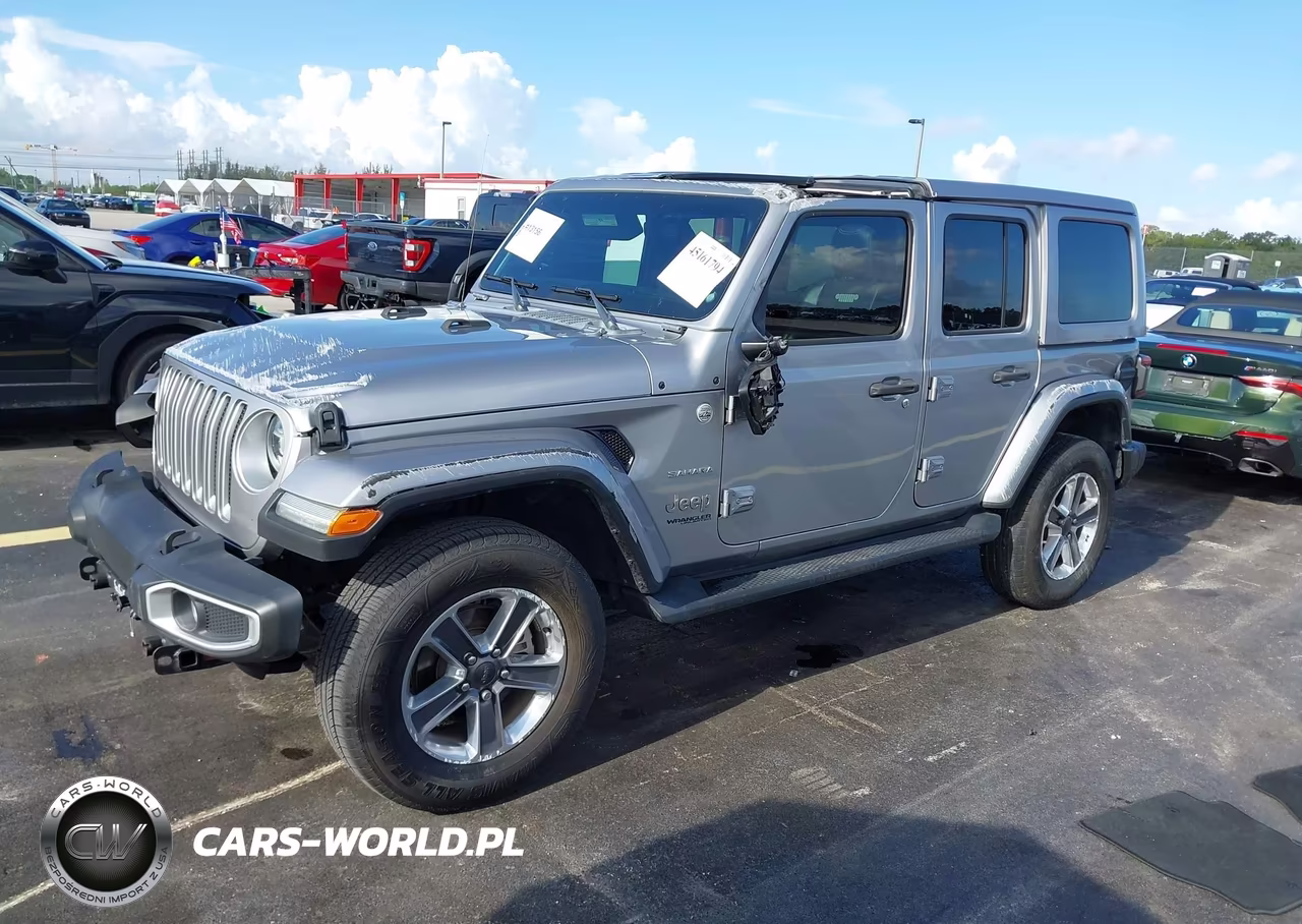 2021 Jeep Wrangler Unlimited Sahara 4X4 VIN:1C4HJXEN9MW613945 - 2