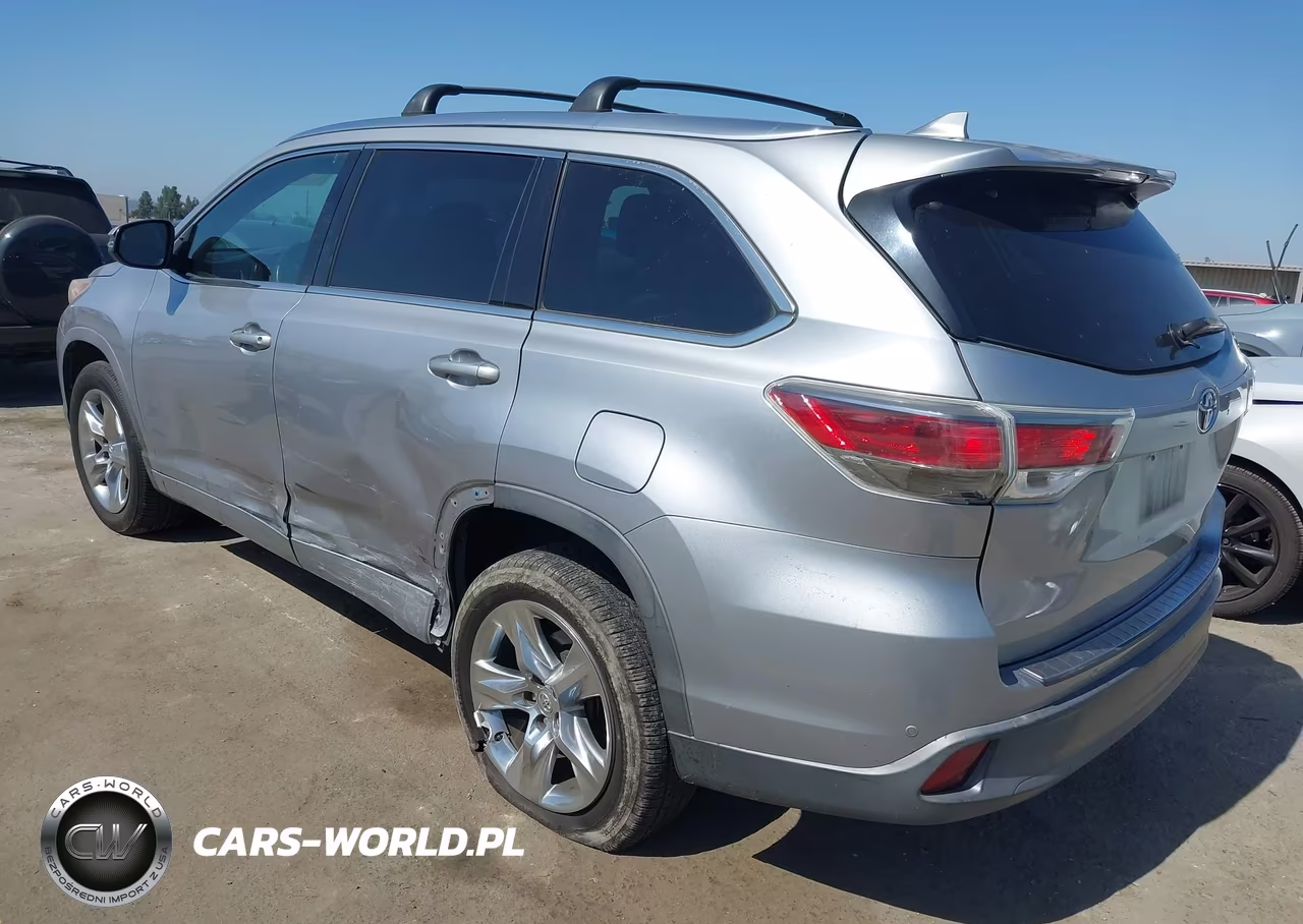 2015 Toyota Highlander Limited V6 VIN:5TDYKRFH3FS079846 - 3