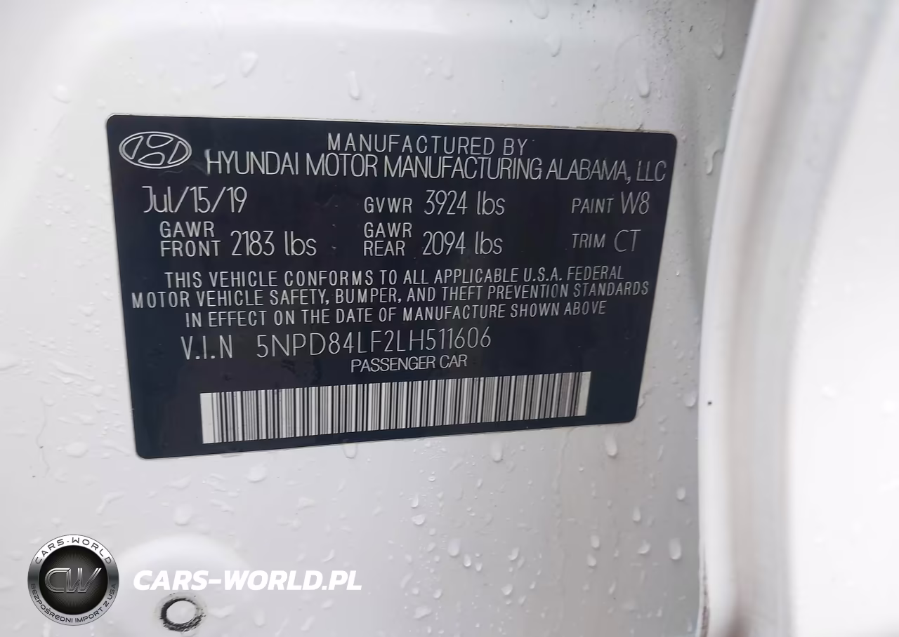2020 Hyundai Elantra Sel VIN:5NPD84LF2LH511606 - 9