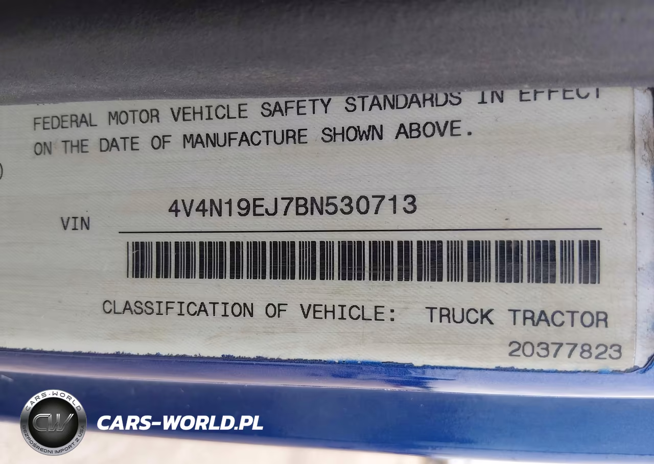 2011 Volvo Vn Vnl VIN:4V4N19EJ7BN530713 - 8