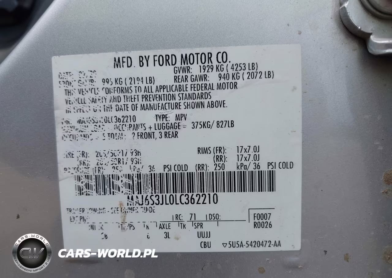 2020 Ford Ecosport Ses VIN:MAJ6S3JL0LC362210 - 9