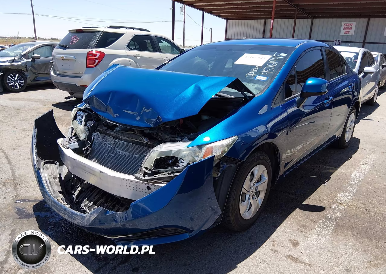 2013 Honda Civic Lx VIN:19XFB2F53DE273742 - 2