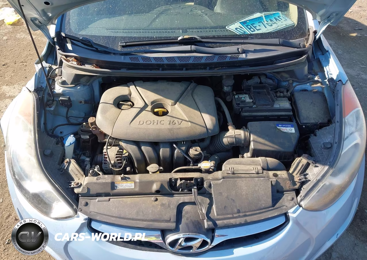 2012 Hyundai Elantra Gls (Ulsan Plant) VIN:KMHDH4AEXCU376242 - 10