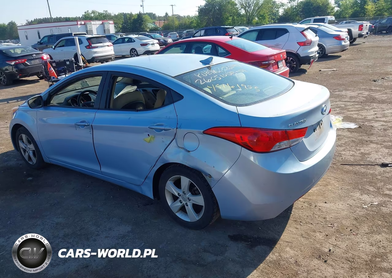 2012 Hyundai Elantra Gls (Ulsan Plant) VIN:KMHDH4AEXCU376242 - 3