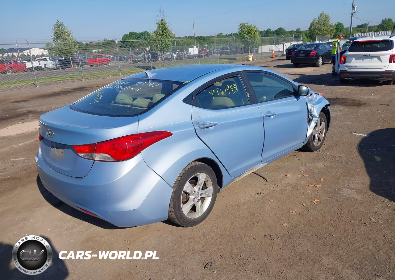 2012 Hyundai Elantra Gls (Ulsan Plant) VIN:KMHDH4AEXCU376242 - 4