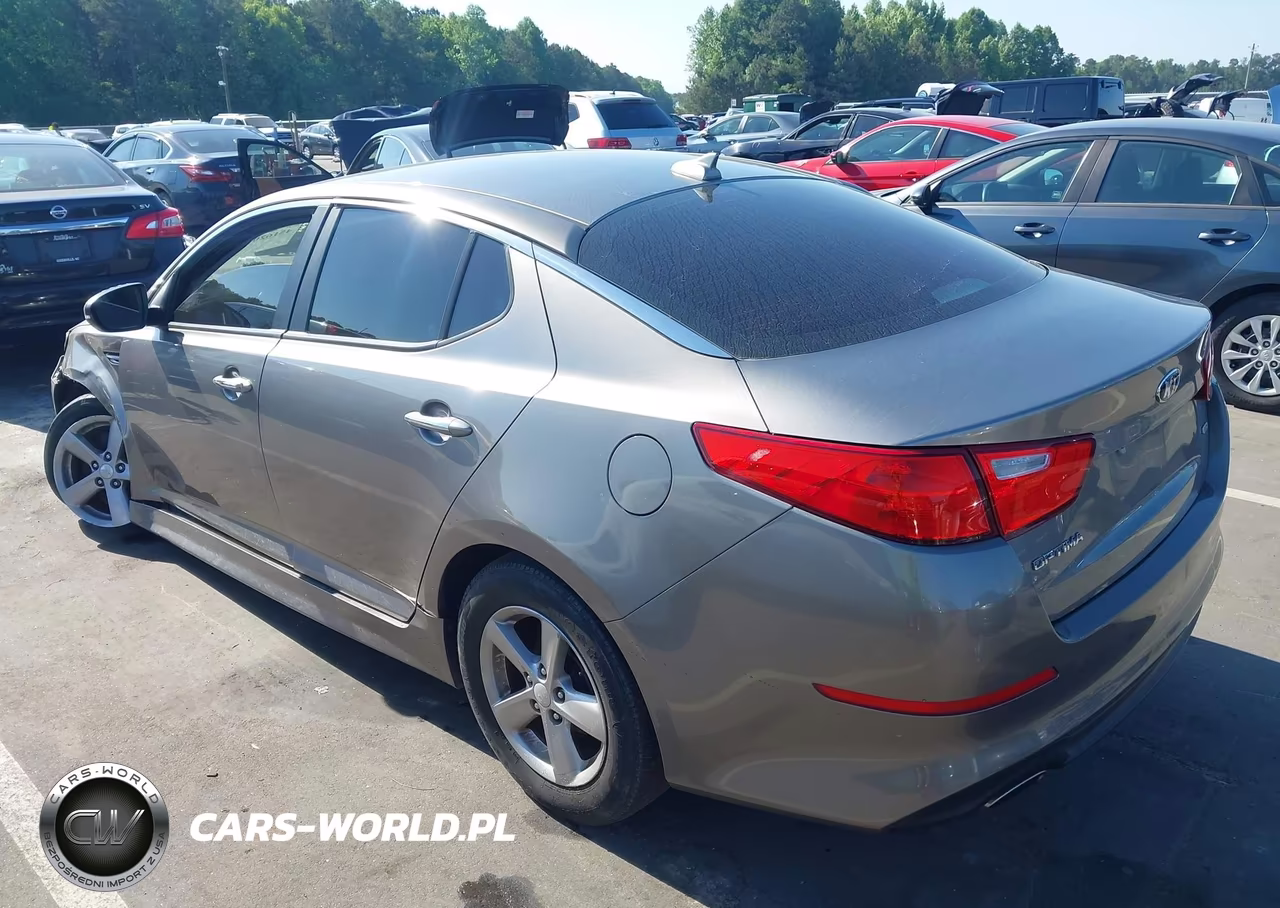 2014 Kia Optima Lx VIN:5XXGM4A78EG299443 - 3