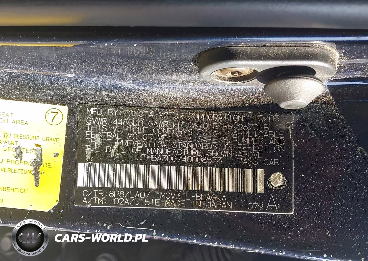 2004 Lexus Es 330 VIN:JTHBA30G740008573 - 9