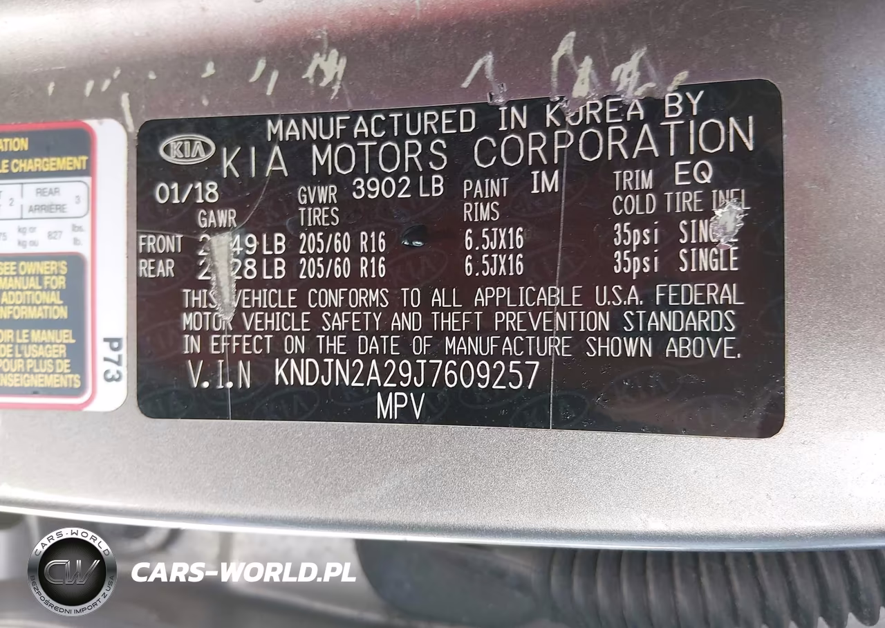 2018 Kia Soul VIN:KNDJN2A29J7609257 - 9