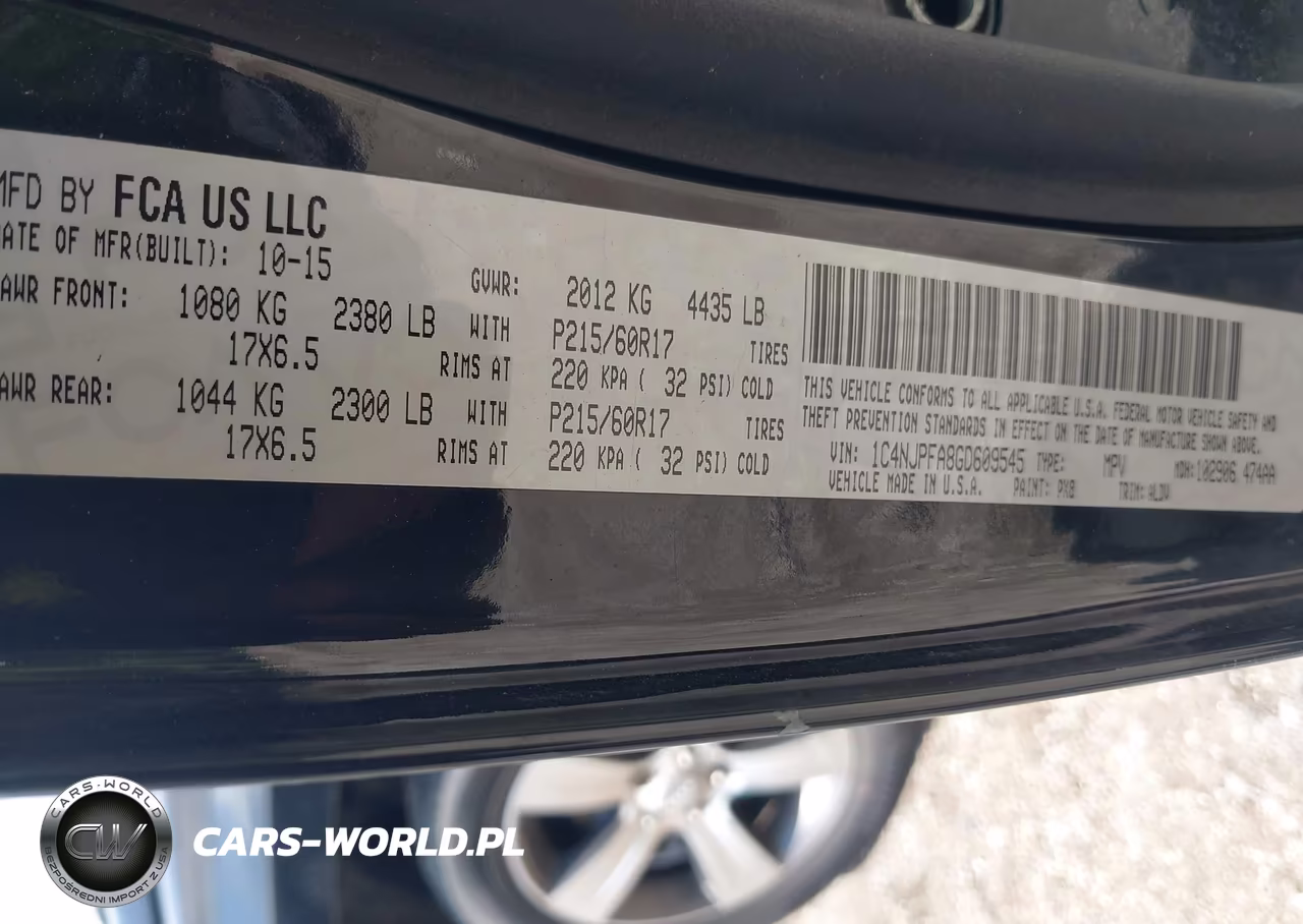 2016 Jeep Patriot High Altitude Edition VIN:1C4NJPFA8GD609545 - 9