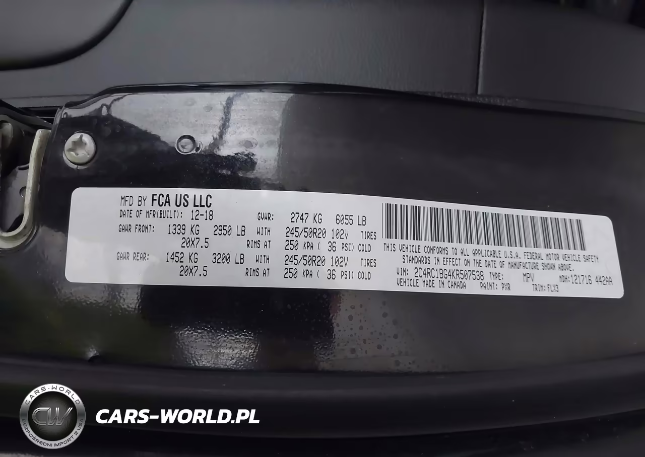 2019 Chrysler Pacifica Touring L VIN:2C4RC1BG4KR507538 - 9