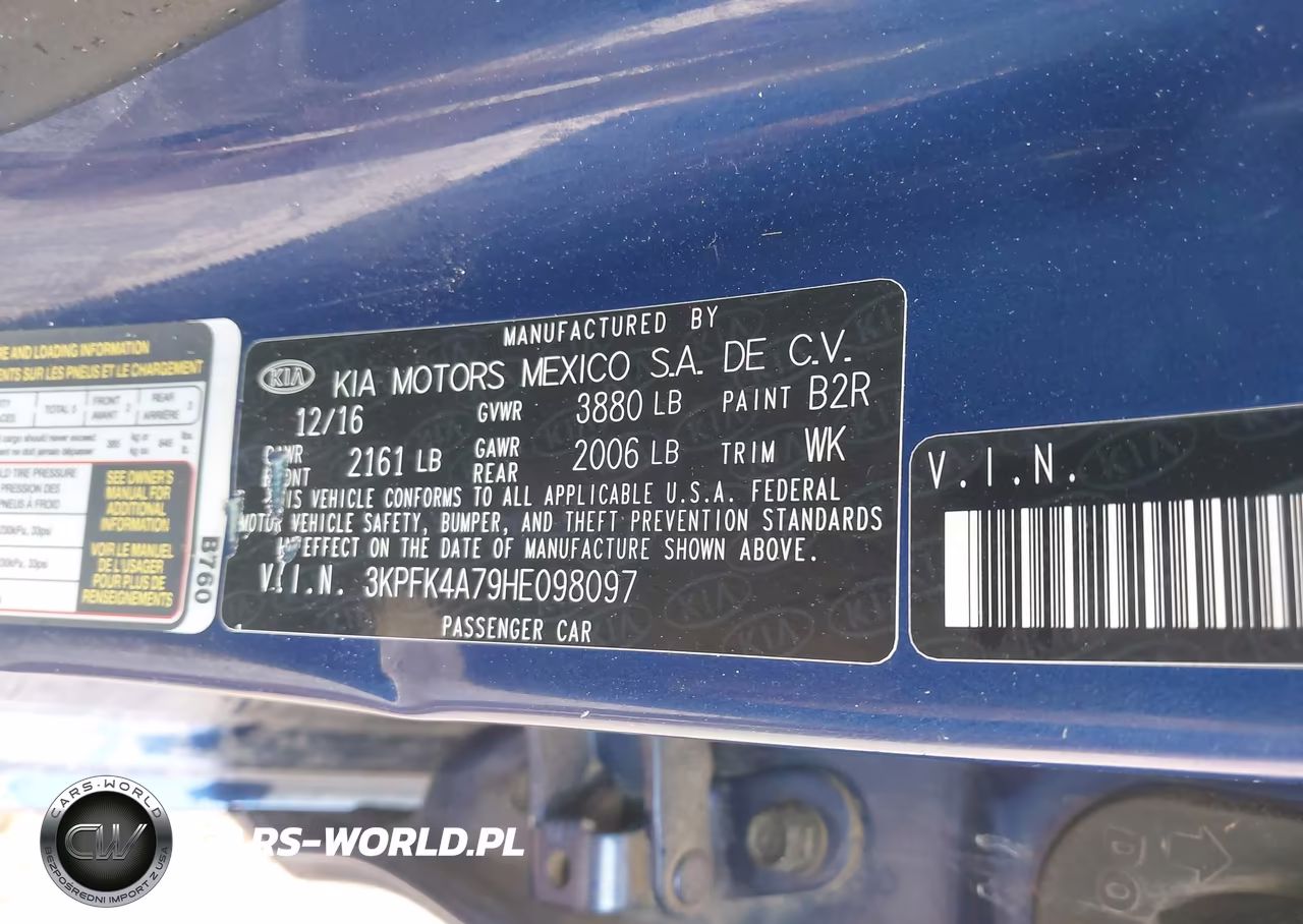 2017 Kia Forte Lx VIN:3KPFK4A79HE098097 - 9