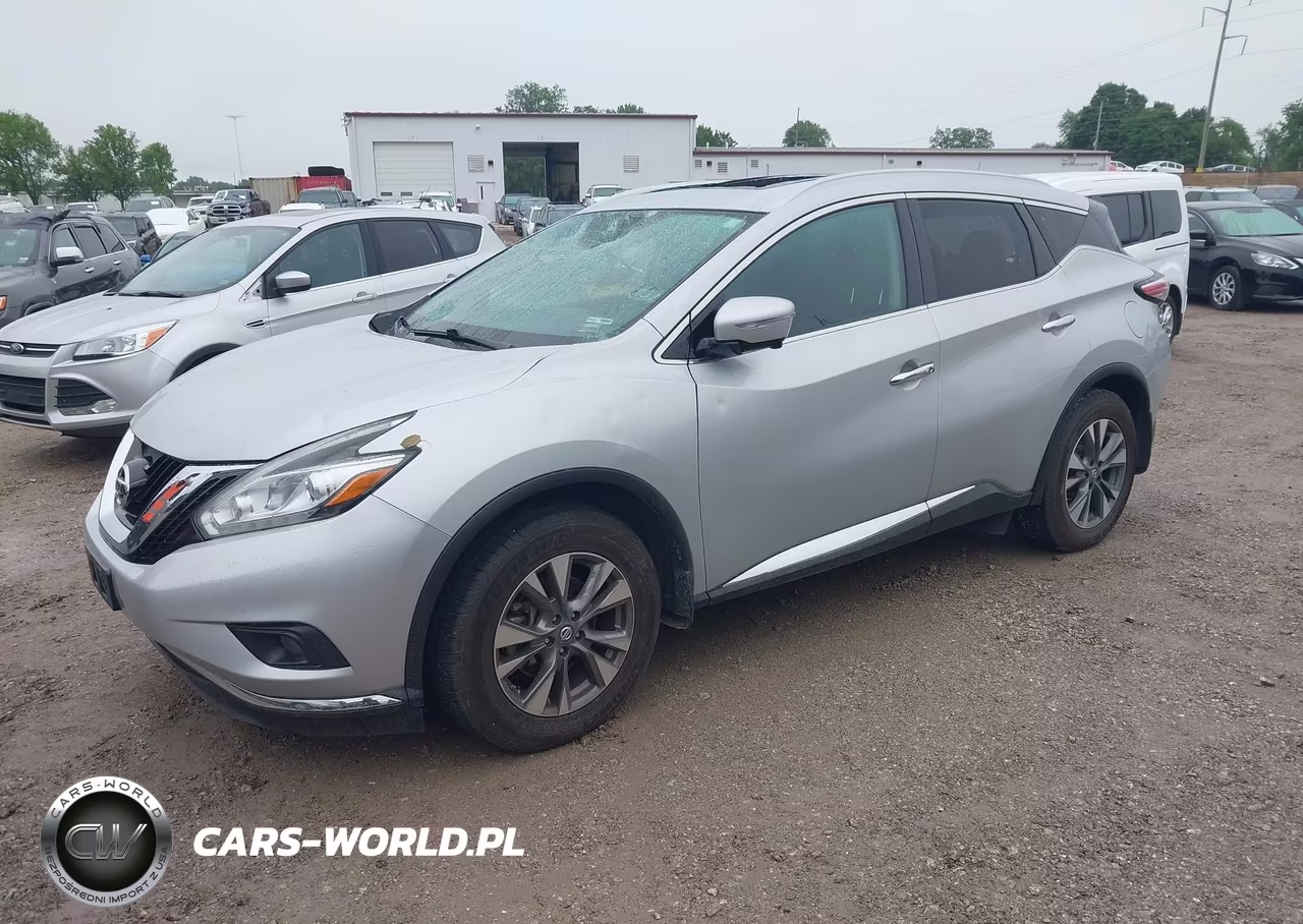 2015 Nissan Murano Sl VIN:5N1AZ2MH6FN277409 - 2