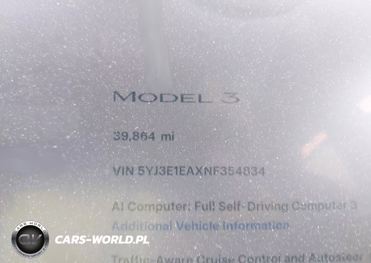 2022 Tesla Model 3 Rear-Wheel Drive VIN:5YJ3E1EAXNF354834 - 15