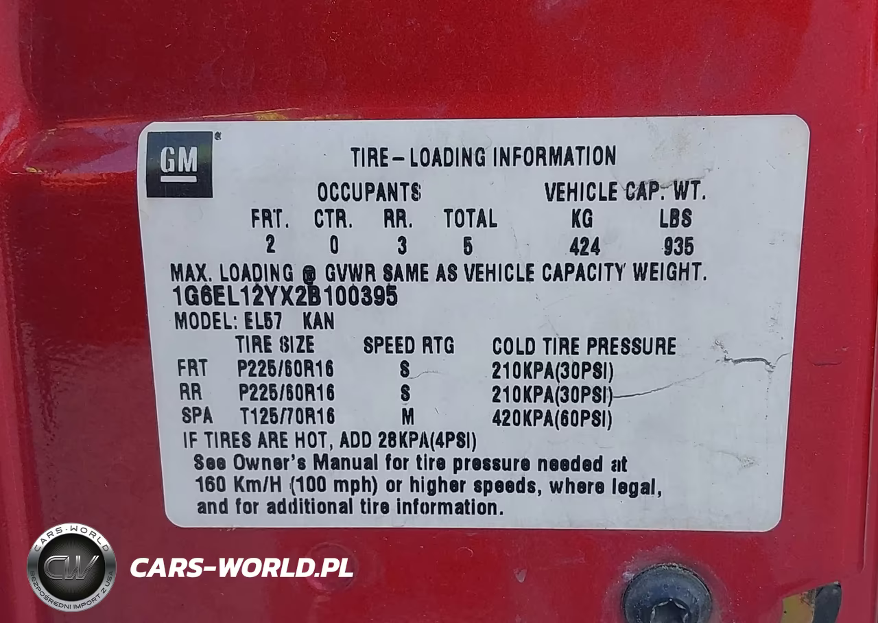 2002 Cadillac Eldorado Esc VIN:1G6EL12YX2B100395 - 9