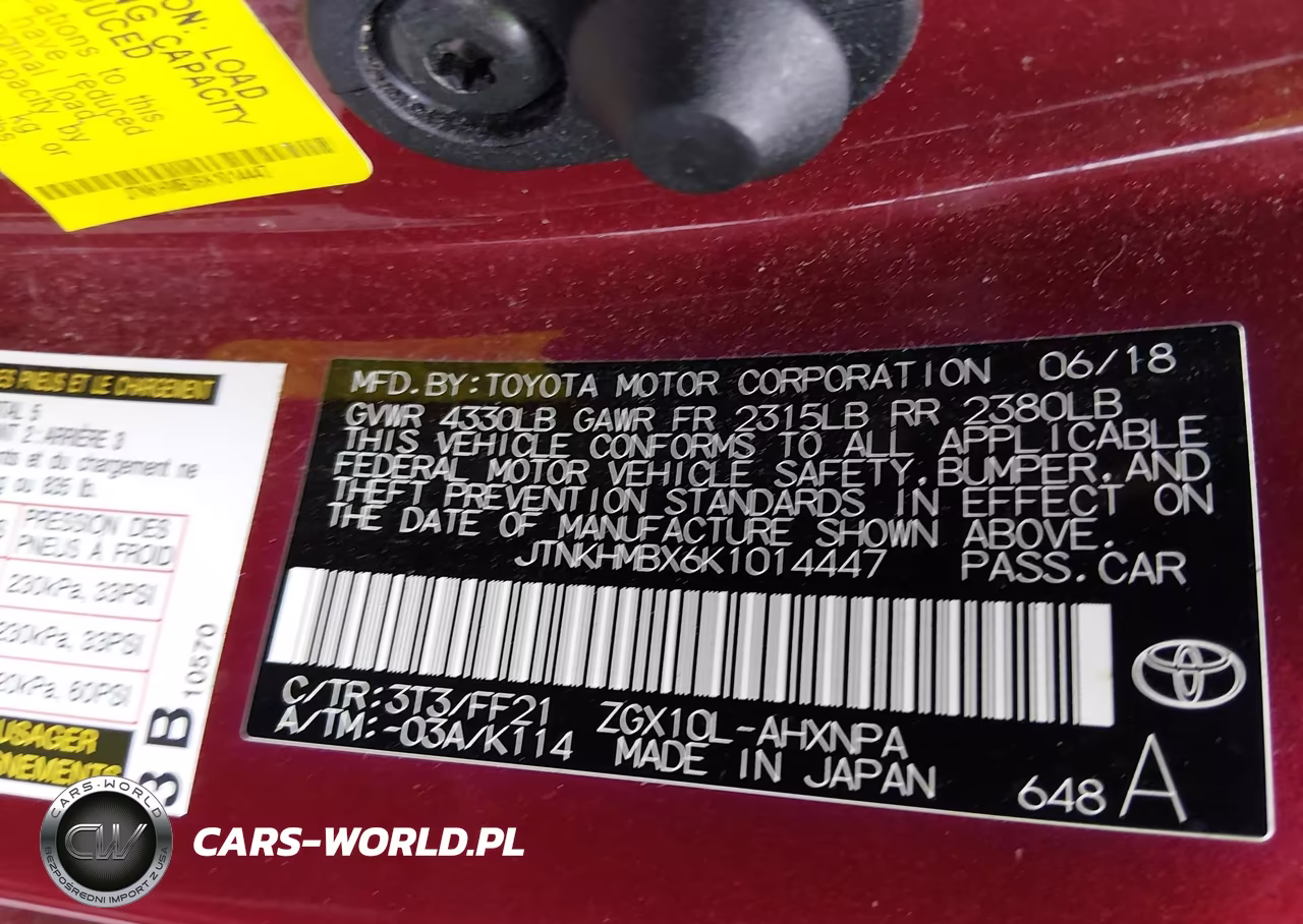 2019 Toyota C-Hr Xle VIN:JTNKHMBX6K1014447 - 9