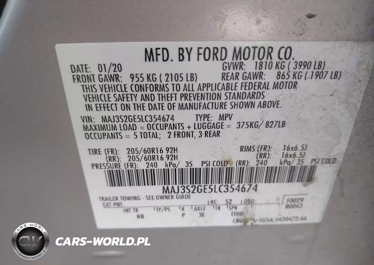 2020 Ford Ecosport Se VIN:MAJ3S2GE5LC354674 - 9
