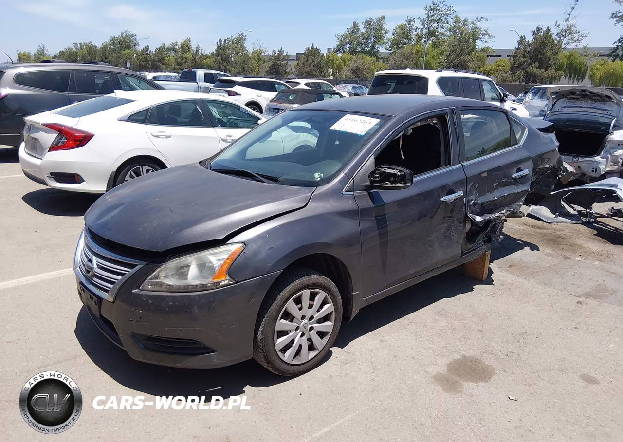 2014 Nissan Sentra Sv VIN:1N4AB7APXEN855596 - 2