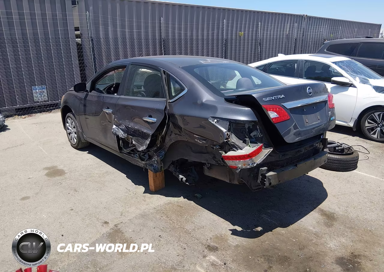 2014 Nissan Sentra Sv VIN:1N4AB7APXEN855596 - 3