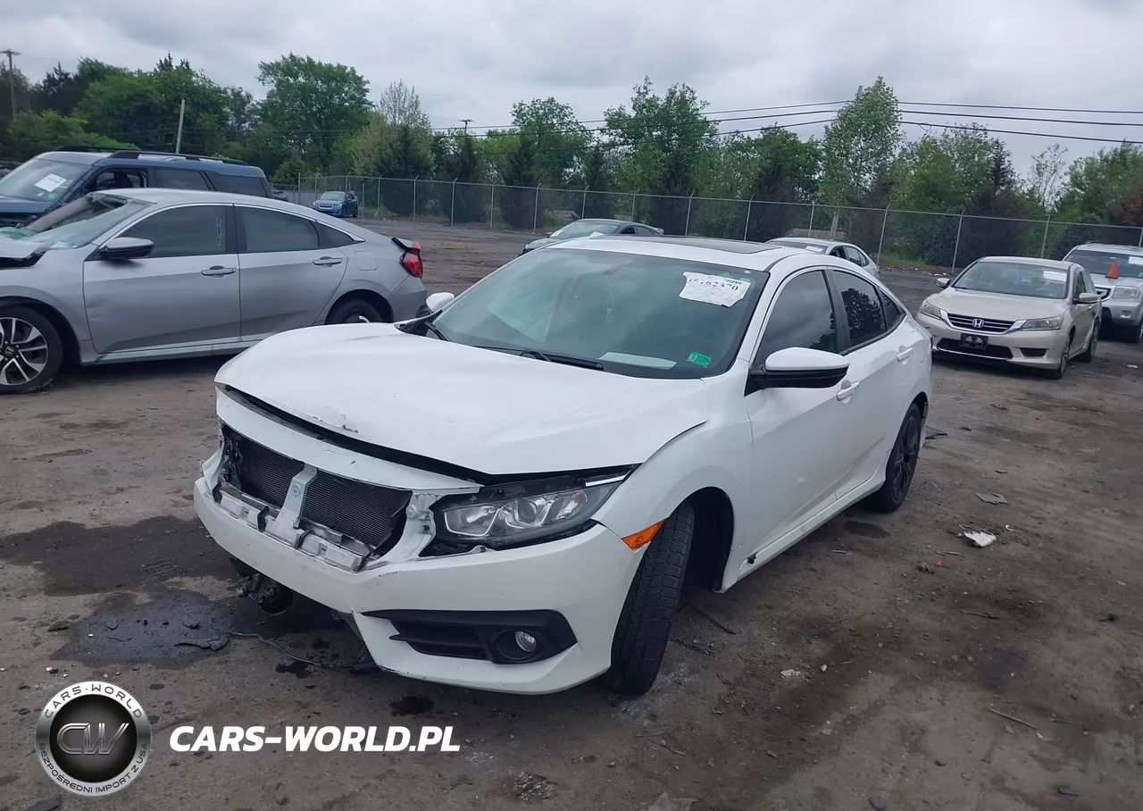 2017 Honda Civic Ex-T VIN:19XFC1F37HE207576 - 2