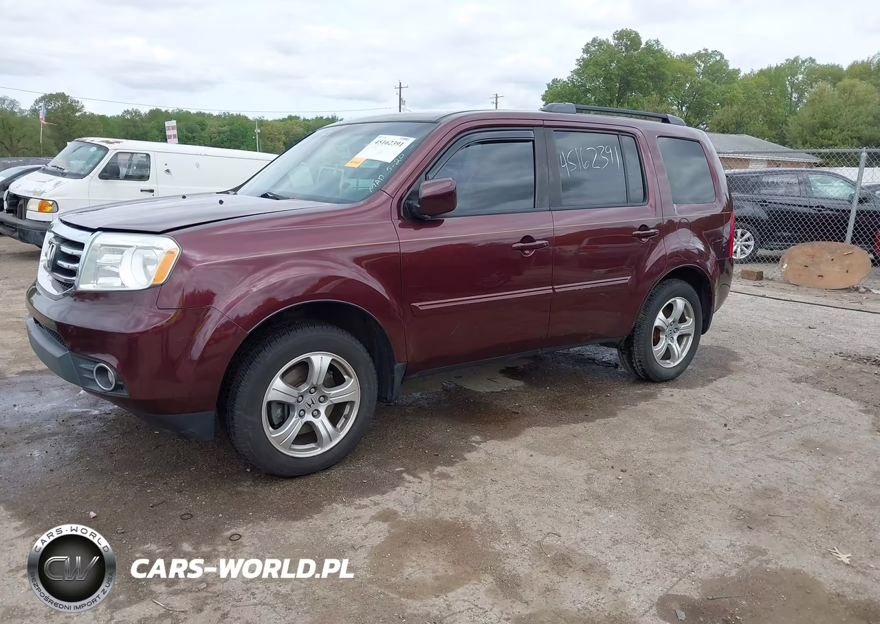 2013 Honda Pilot Ex-L VIN:5FNYF3H5XDB018922 - 2
