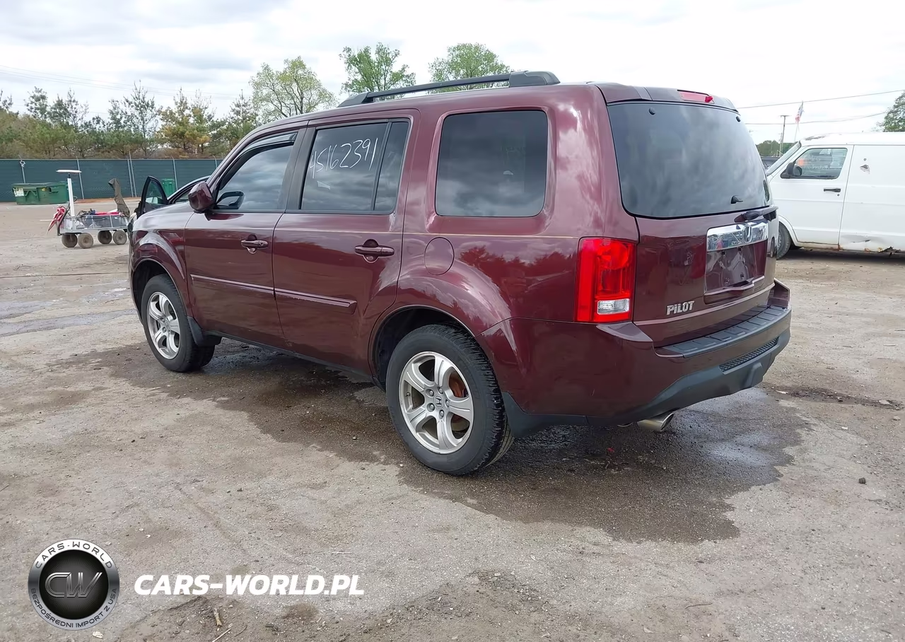 2013 Honda Pilot Ex-L VIN:5FNYF3H5XDB018922 - 3