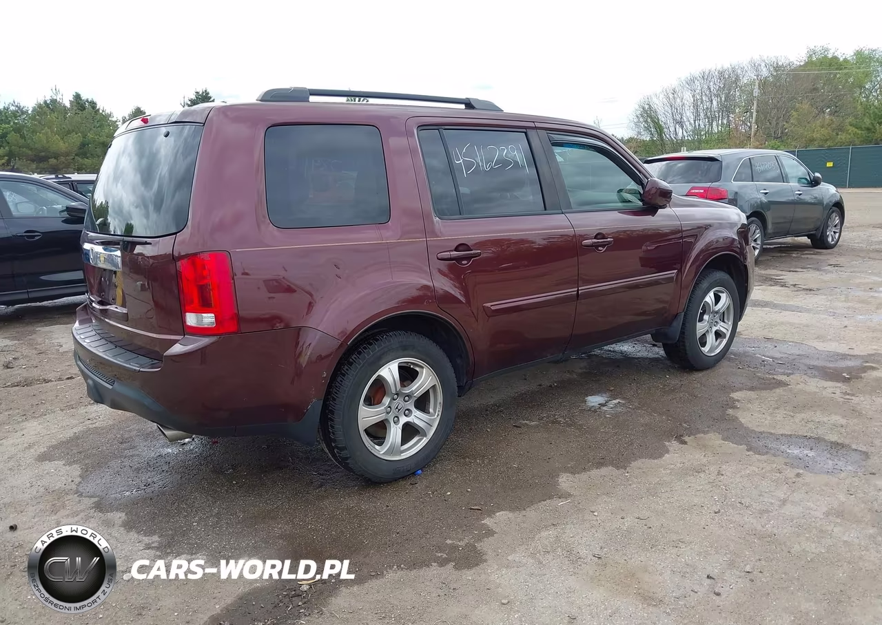 2013 Honda Pilot Ex-L VIN:5FNYF3H5XDB018922 - 4