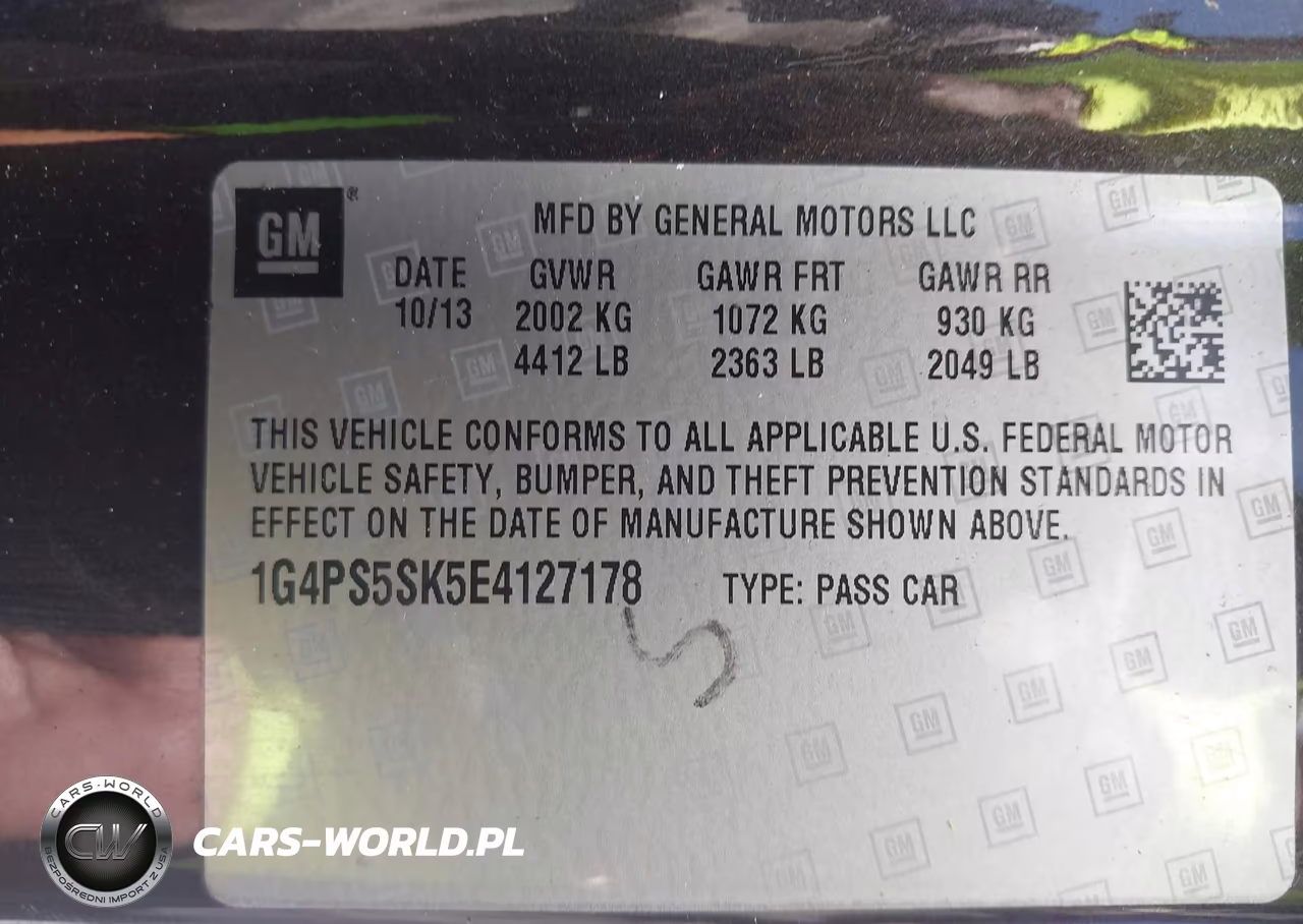 2014 Buick Verano Leather Group VIN:1G4PS5SK5E4127178 - 9