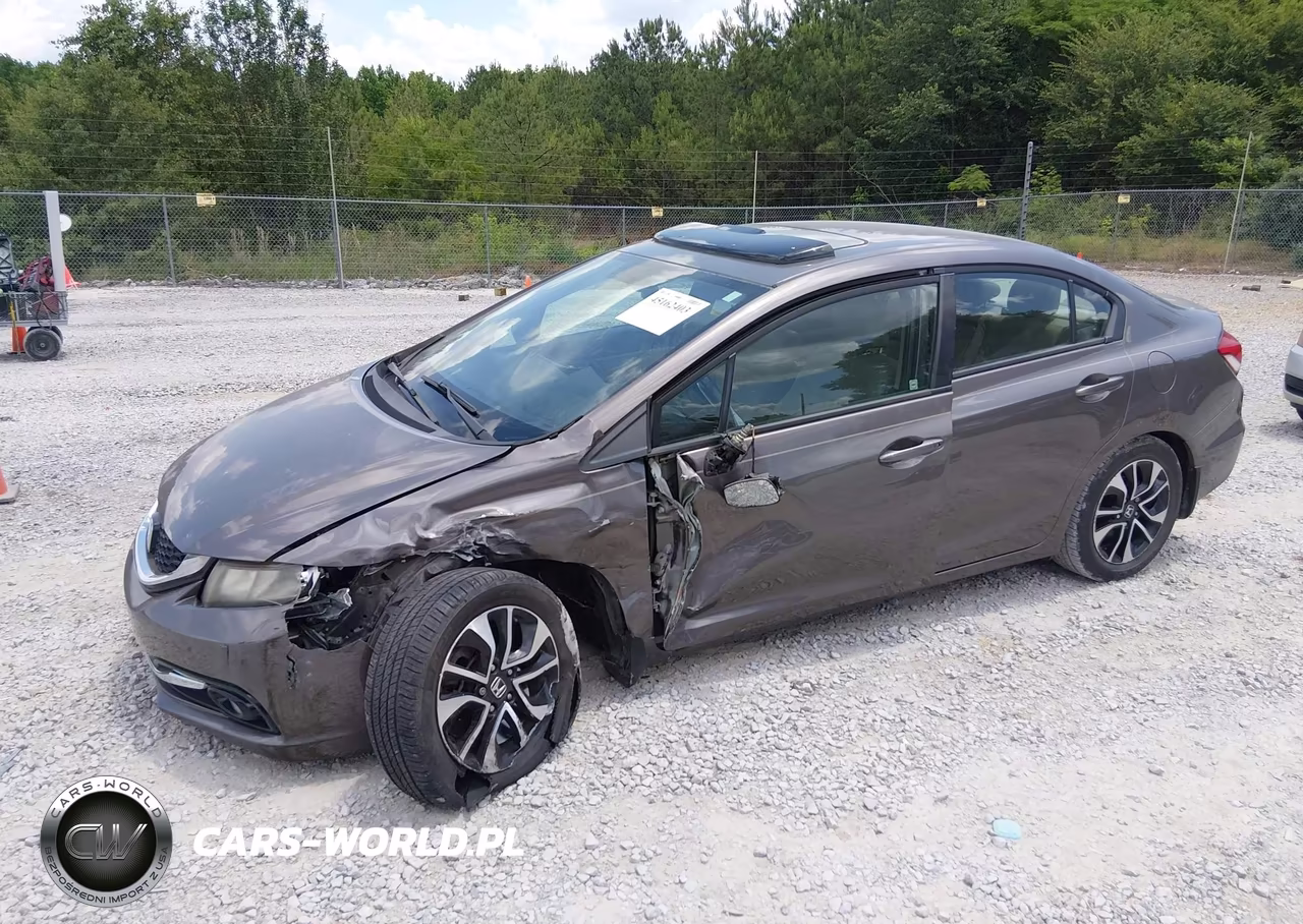 2013 Honda Civic Ex-L VIN:19XFB2F9XDE003541 - 2