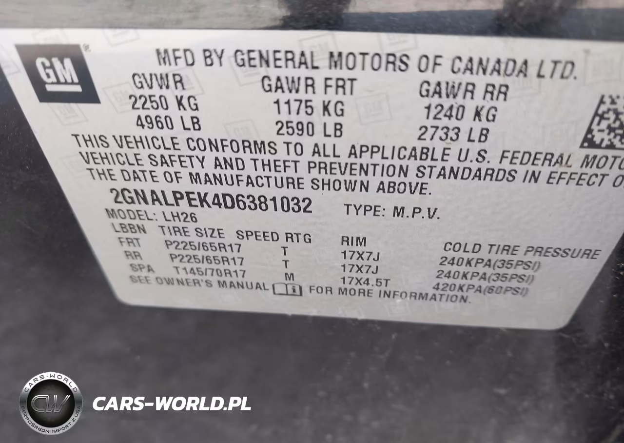 2013 Chevrolet Equinox 2Lt VIN:2GNALPEK4D6381032 - 9
