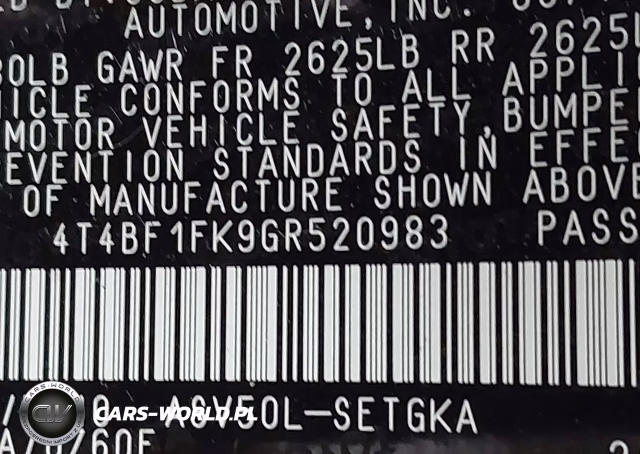 2016 Toyota Camry Xle VIN:4T4BF1FK9GR520983 - 9