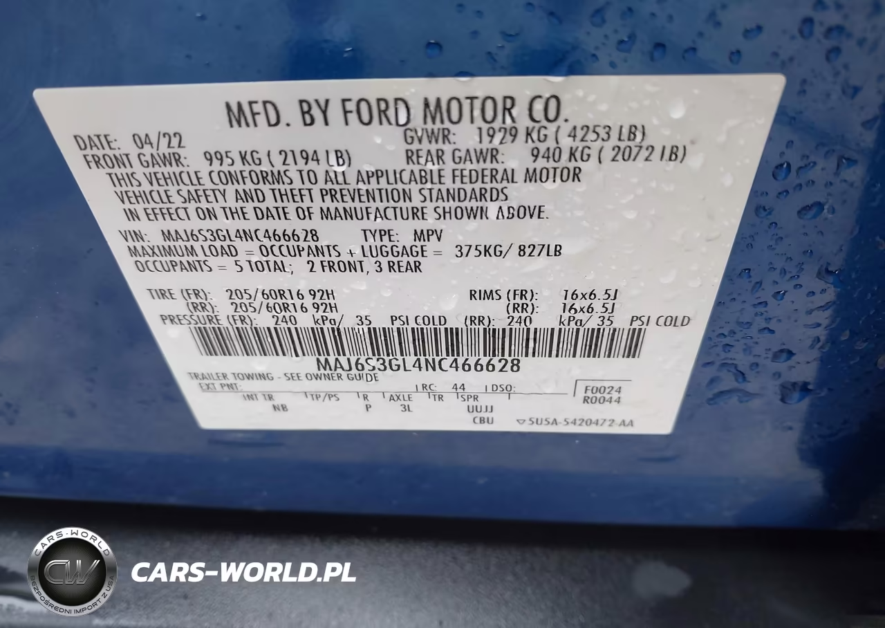 2022 Ford Ecosport Se VIN:MAJ6S3GL4NC466628 - 9