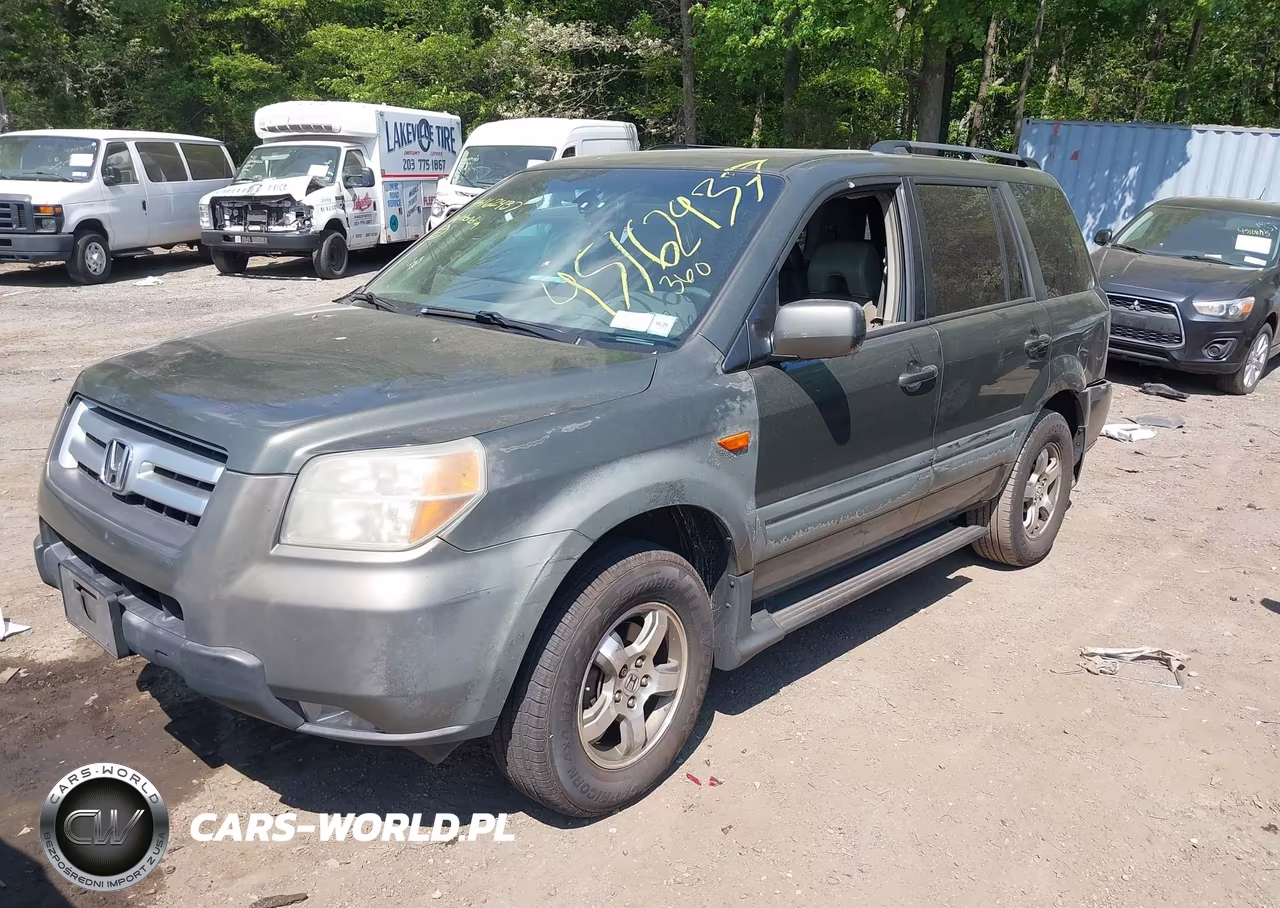 2006 Honda Pilot Ex-L VIN:5FNYF185X6B017048 - 2