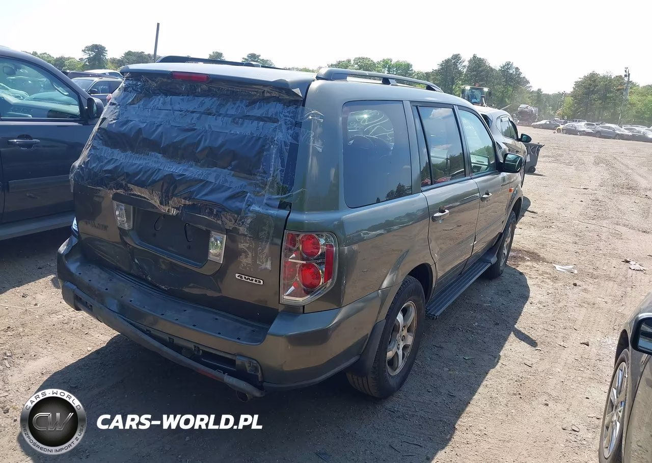 2006 Honda Pilot Ex-L VIN:5FNYF185X6B017048 - 4