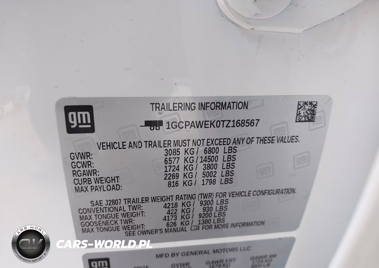 2026 Chevrolet Silverado 1500 2Wd Short Bed Rst VIN:1GCPAWEK0TZ168567 - 9