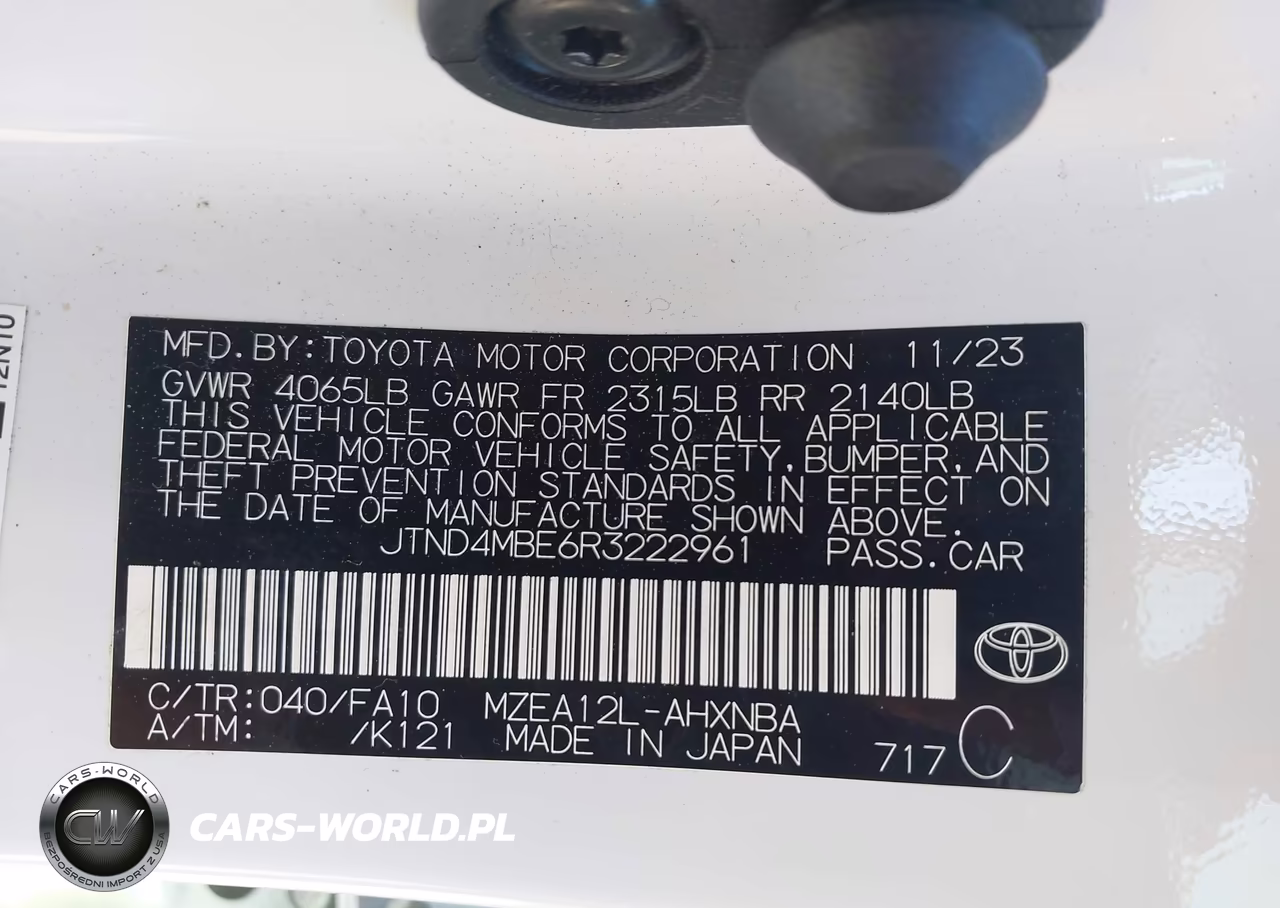 2024 Toyota Corolla Se VIN:JTND4MBE6R3222961 - 9