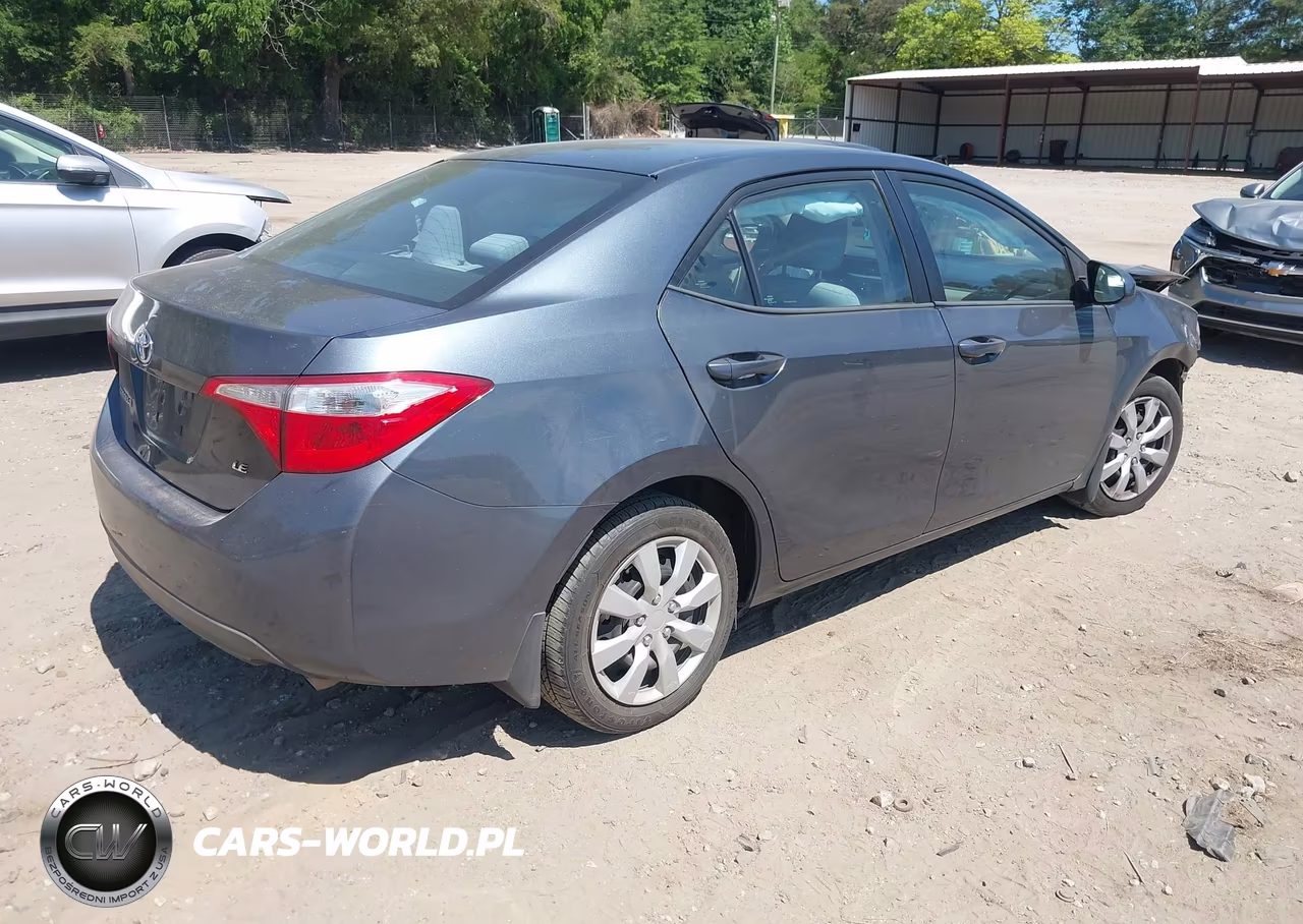 2016 Toyota Corolla Le VIN:2T1BURHE6GC627092 - 4