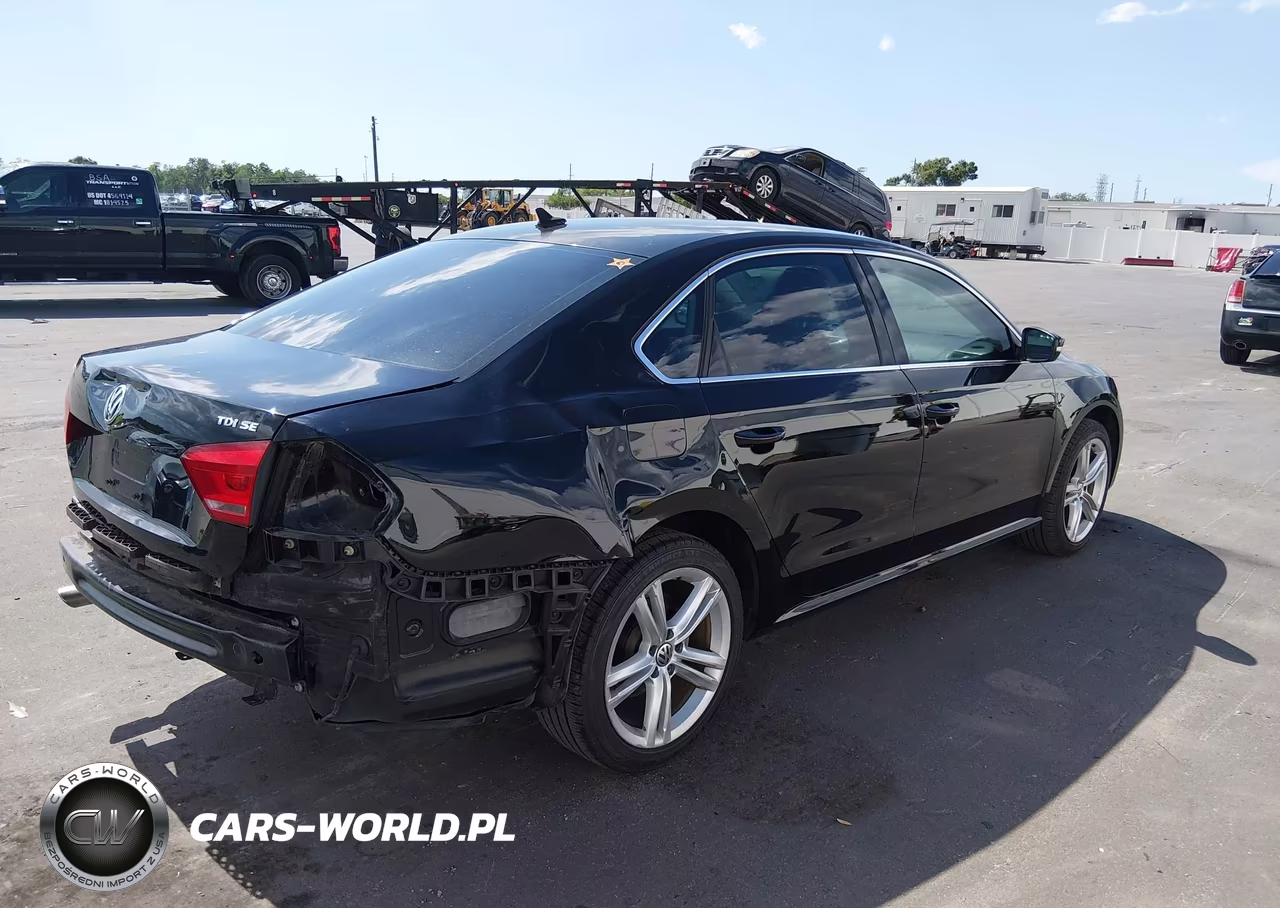 2015 Volkswagen Passat 2.0L Tdi Se VIN:1VWBV7A31FC088136 - 4