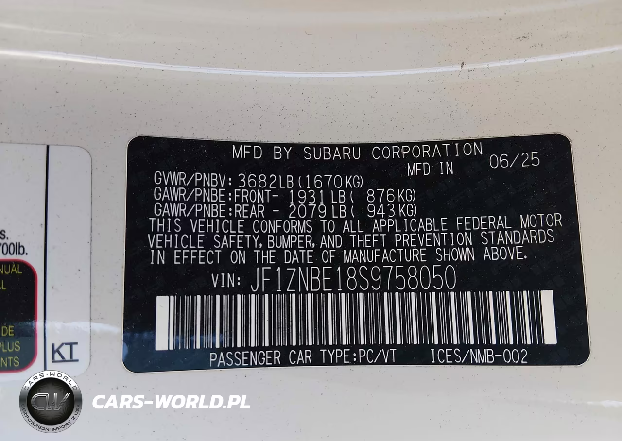 2025 Toyota Gr86 Premium VIN:JF1ZNBE18S9758050 - 9